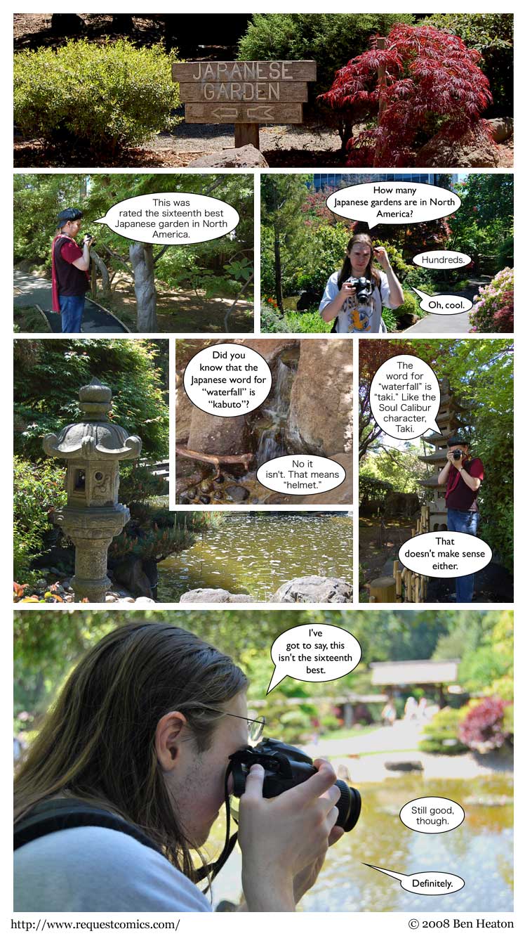 Japanese Garden comic