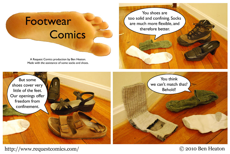 Footwear Comics comic