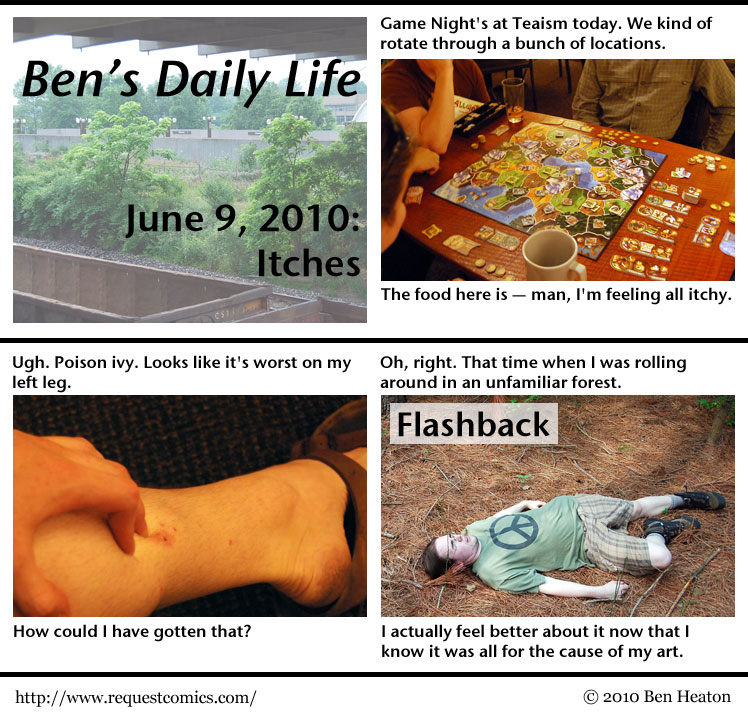 Ben's Daily Life: Itches comic