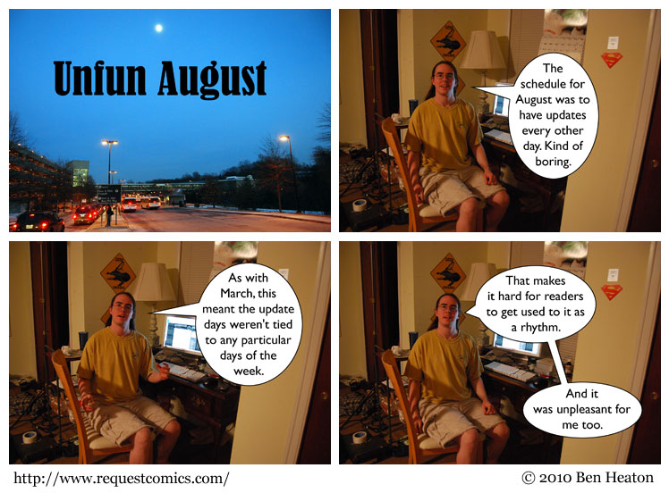 Unfun August comic