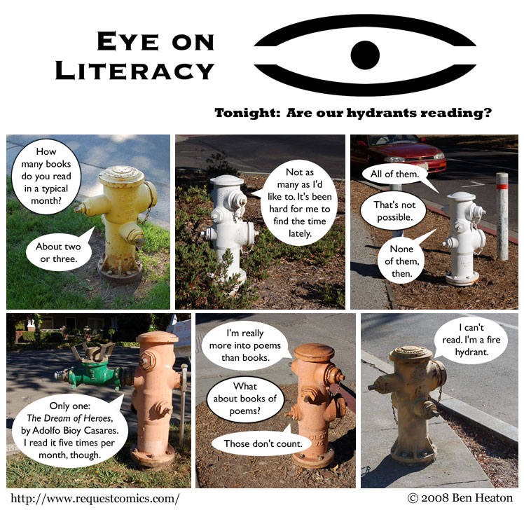 Eye on Literacy comic