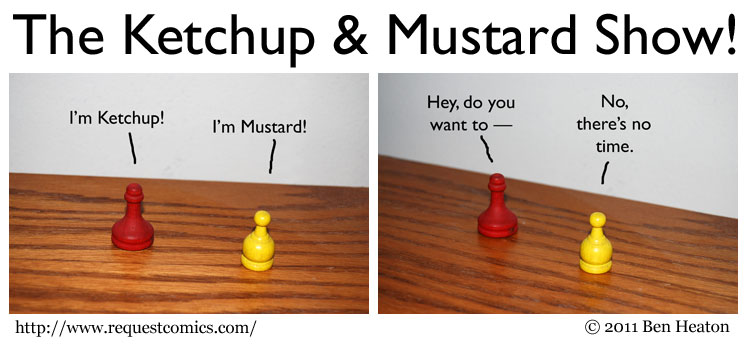 The Ketchup &amp; Mustard Show! comic