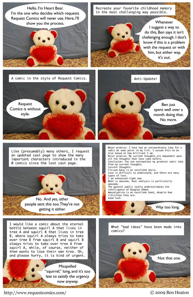 The Bear With The Heart comic